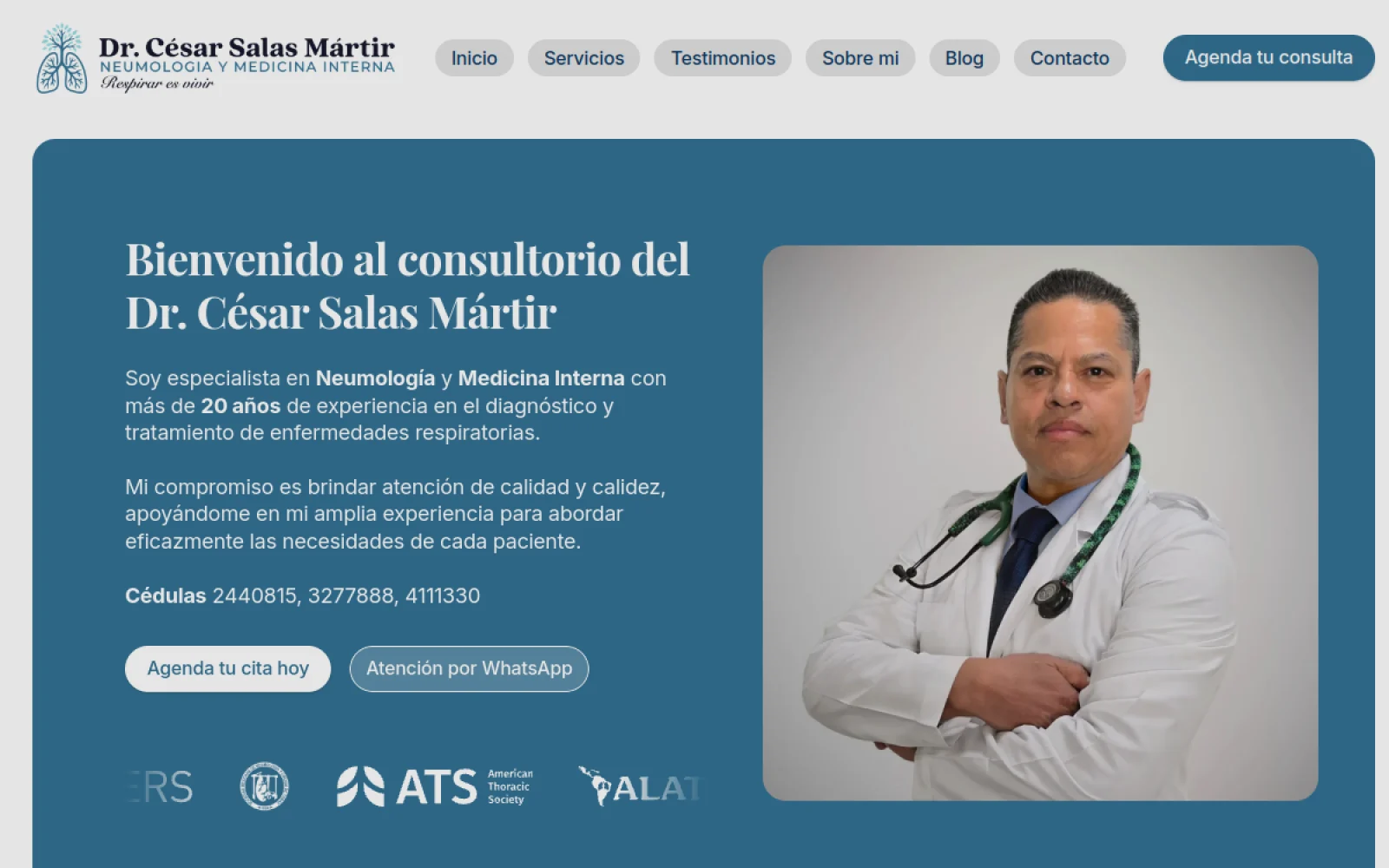 respiraresvivir.com — sitio del Dr. César Salas Mártir, neumólogo